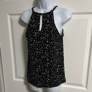 White House Black Market Starry Black Camisole
